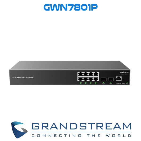 Grandstream GWN7801P 8-Port PoE Network Switch - IP Phone Warehouse